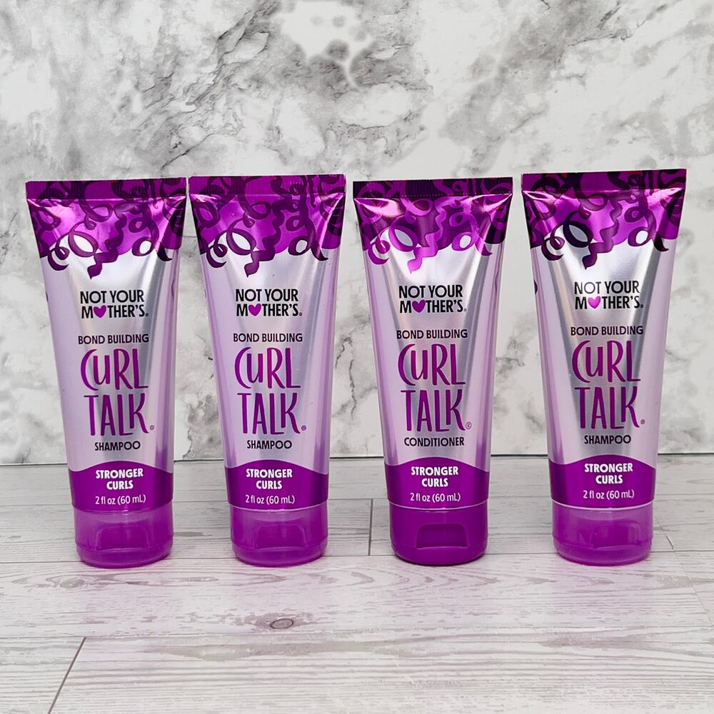 4pk - Not Your Mother's Bond Building Curl Talk Shampoo & Conditioner 2oz each